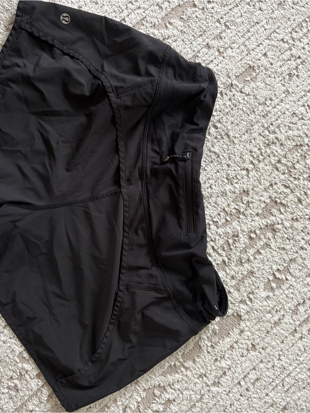 lululemon athletica women’s 2.5in Black Performance Athletic Shorts